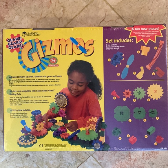 Gizmos Gear, Gears, Gears, whacky, whirling, building set with 3 size gears - Picture 2 of 6